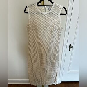 Elizabeth and James white dress with slip. Size small.